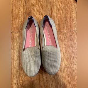 Rothy's The Loafer Linen Double Stitch Slip On Neutral Flats Women’s US 7.5